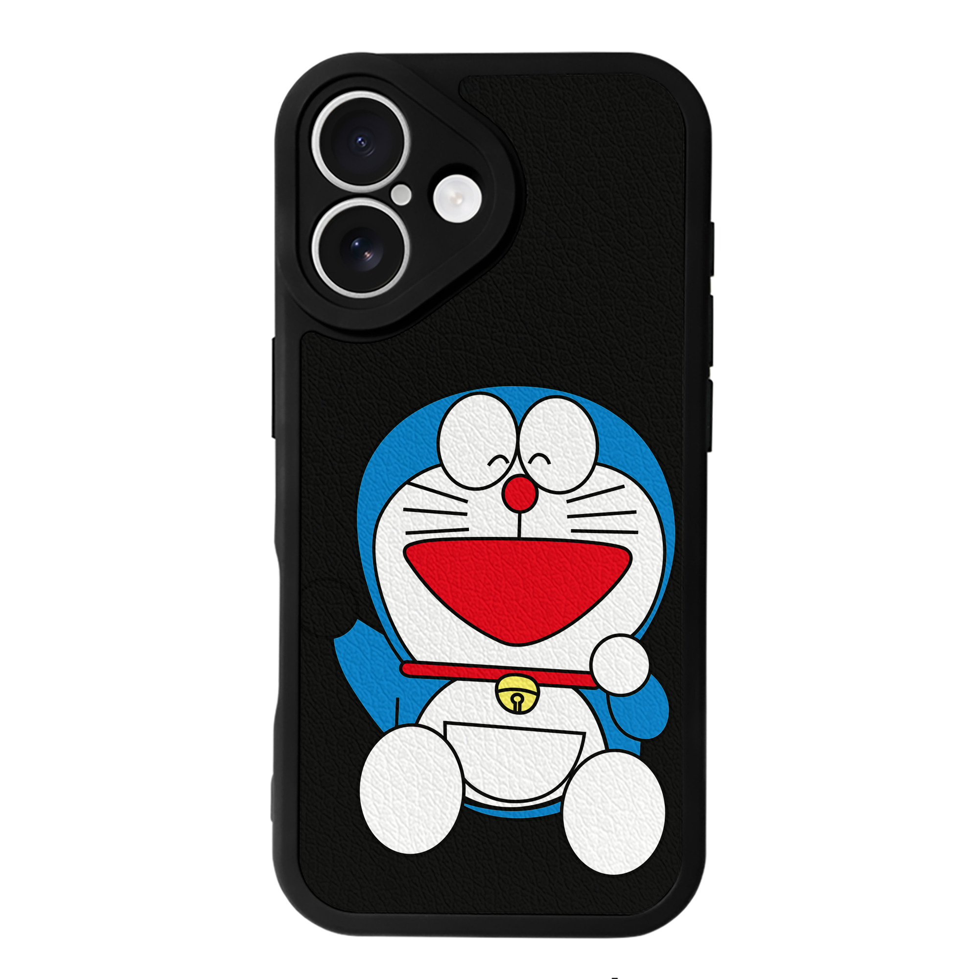 （画像用） ドラえもん Doraemon 【iPhone 16シリーズ対応】シリコンスマホケース（レザー調） 材質：シリコン